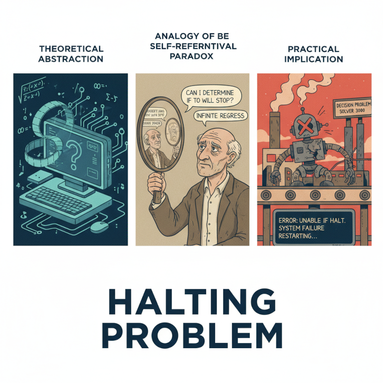 Halting problem в 3-х ипостасях по версии Nano Banana