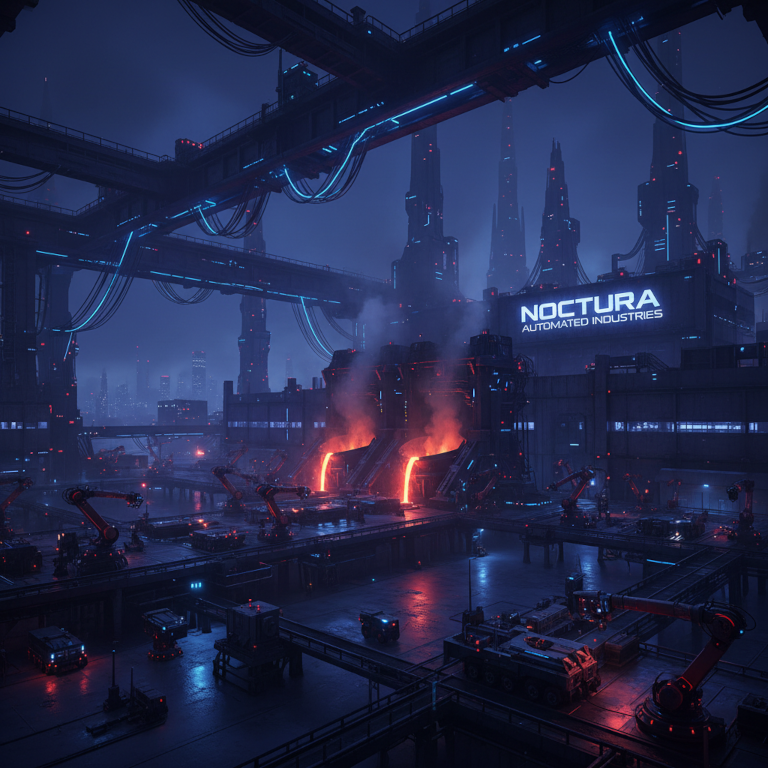 AI Dark Factory by Nano Banana